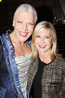 Olivia with fellow-Aussie Tony Sheldon from the cast of Priscilla
