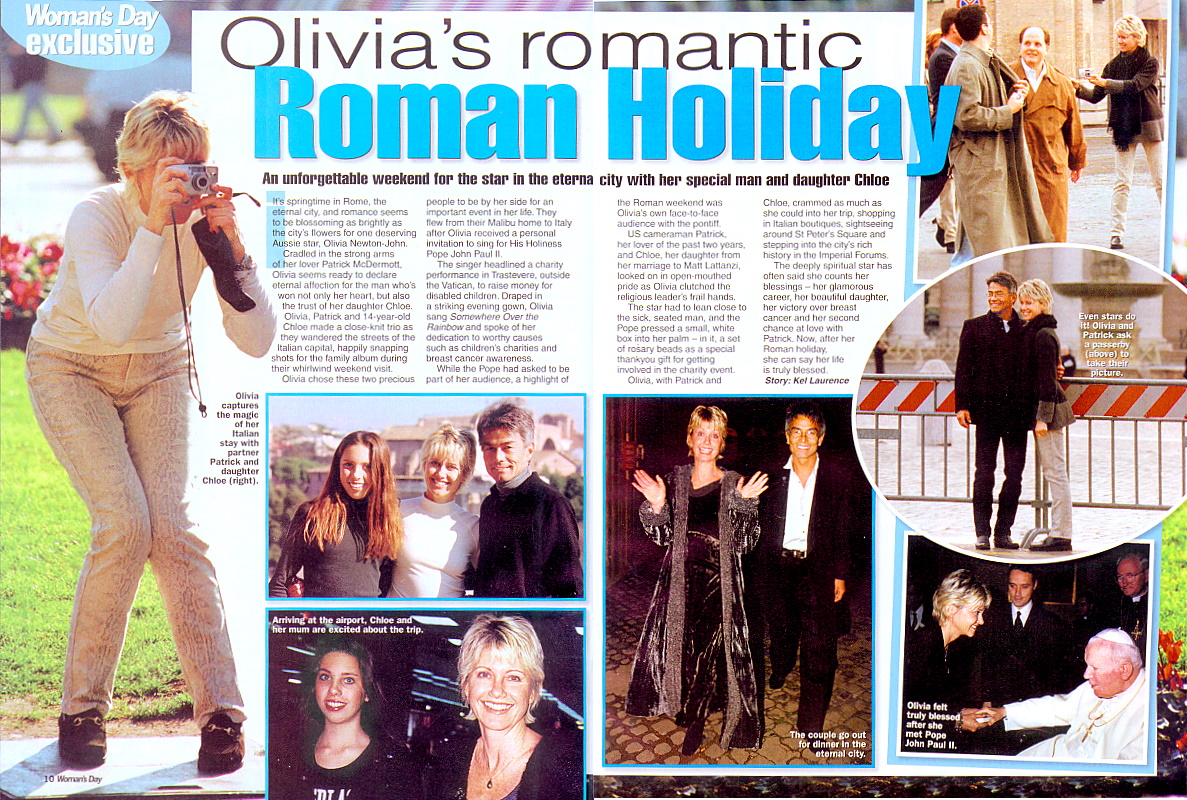 Olivia's Romantic Roman Holiday - Woman's Day