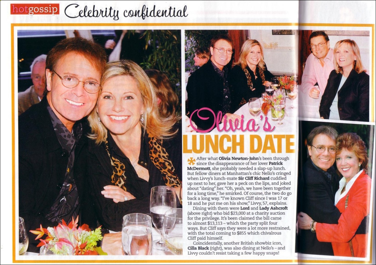 Olivia's Lunch date with Cliff - Womans Day
