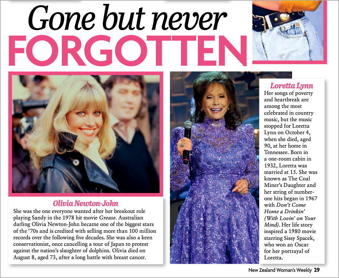 Gone But Never Forgotten  - Woman's Weekly