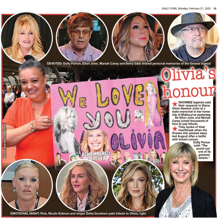 We Love You Olivia - Daily Star