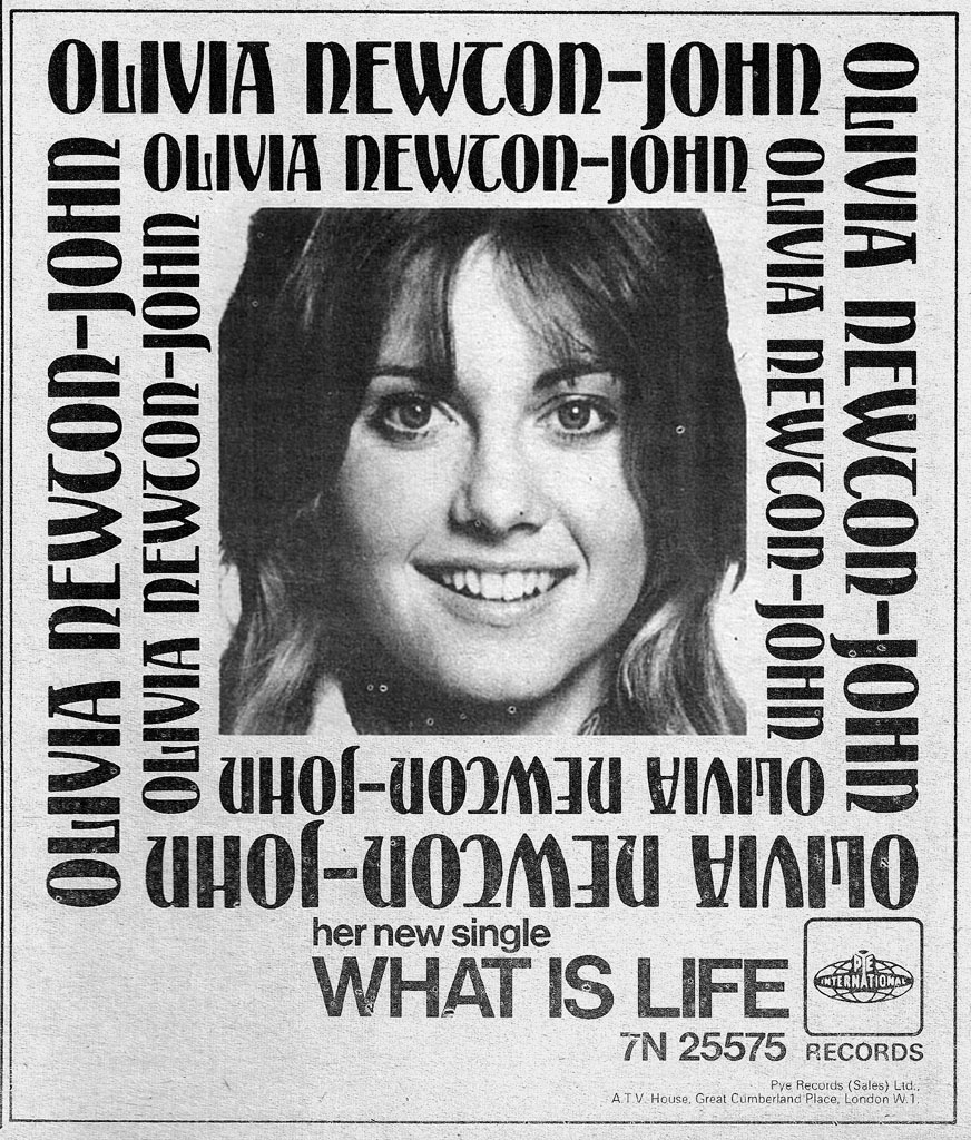 Pye ad for What Is Life single - Record Mirror