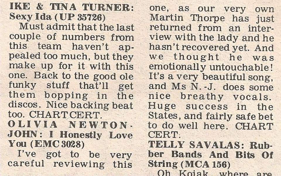 I Honestly Love You single review - Record Mirror