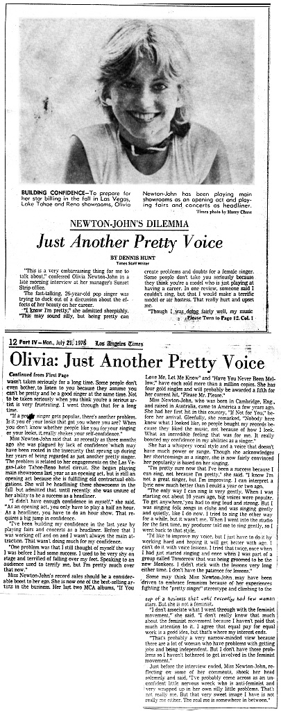 Just Another Pretty Voice - LA Times
