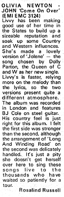 Come on Over album short review - Record Mirror