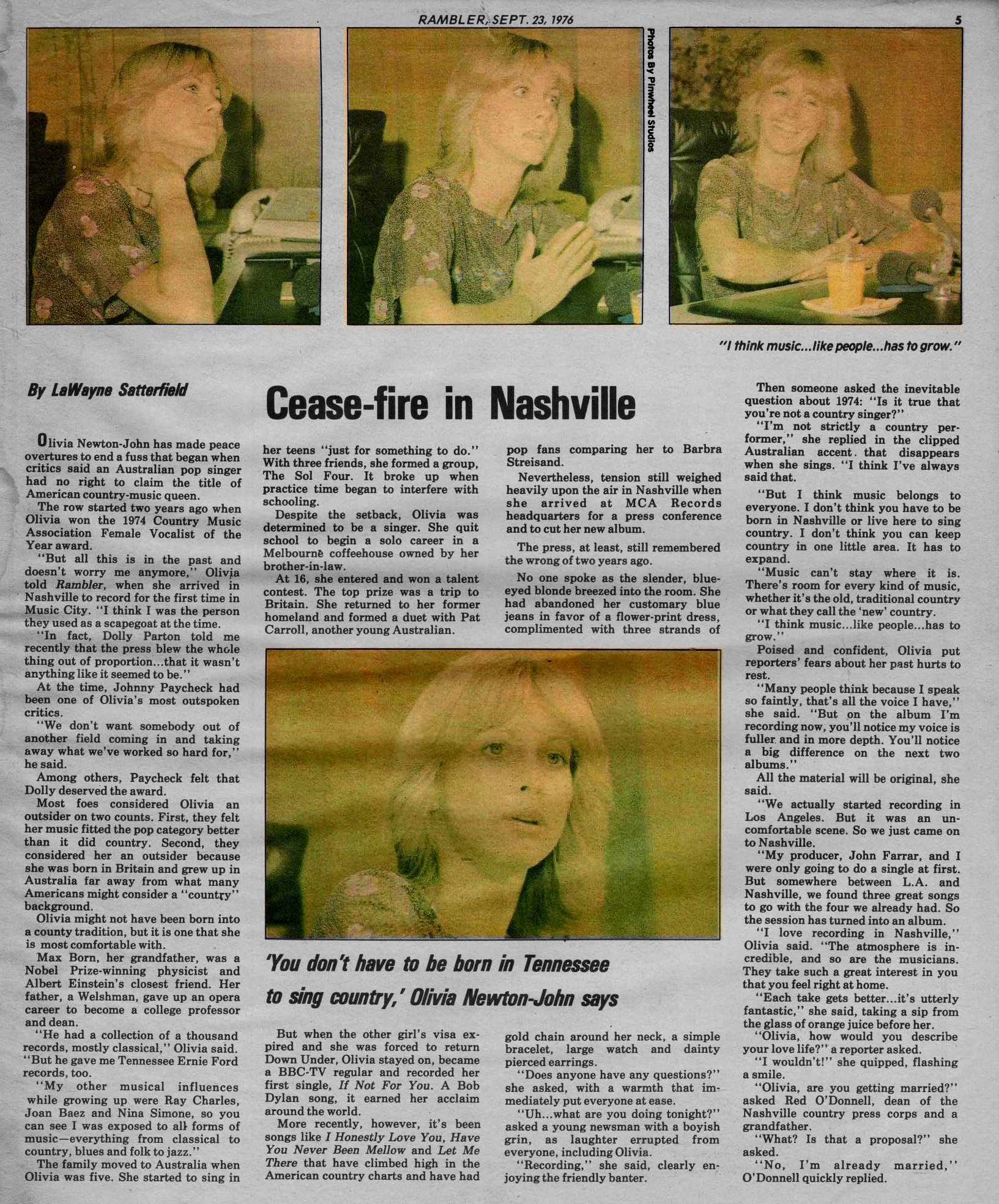 Cease Fire in Nashville - Rambler
