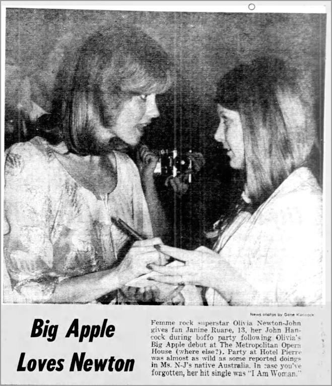 Big Apple Loves Olivia - Daily News