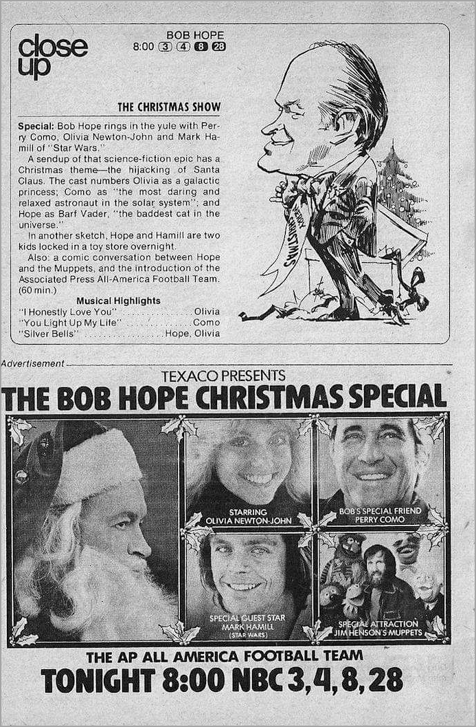Bob Hope Christmas Special - TV Guide