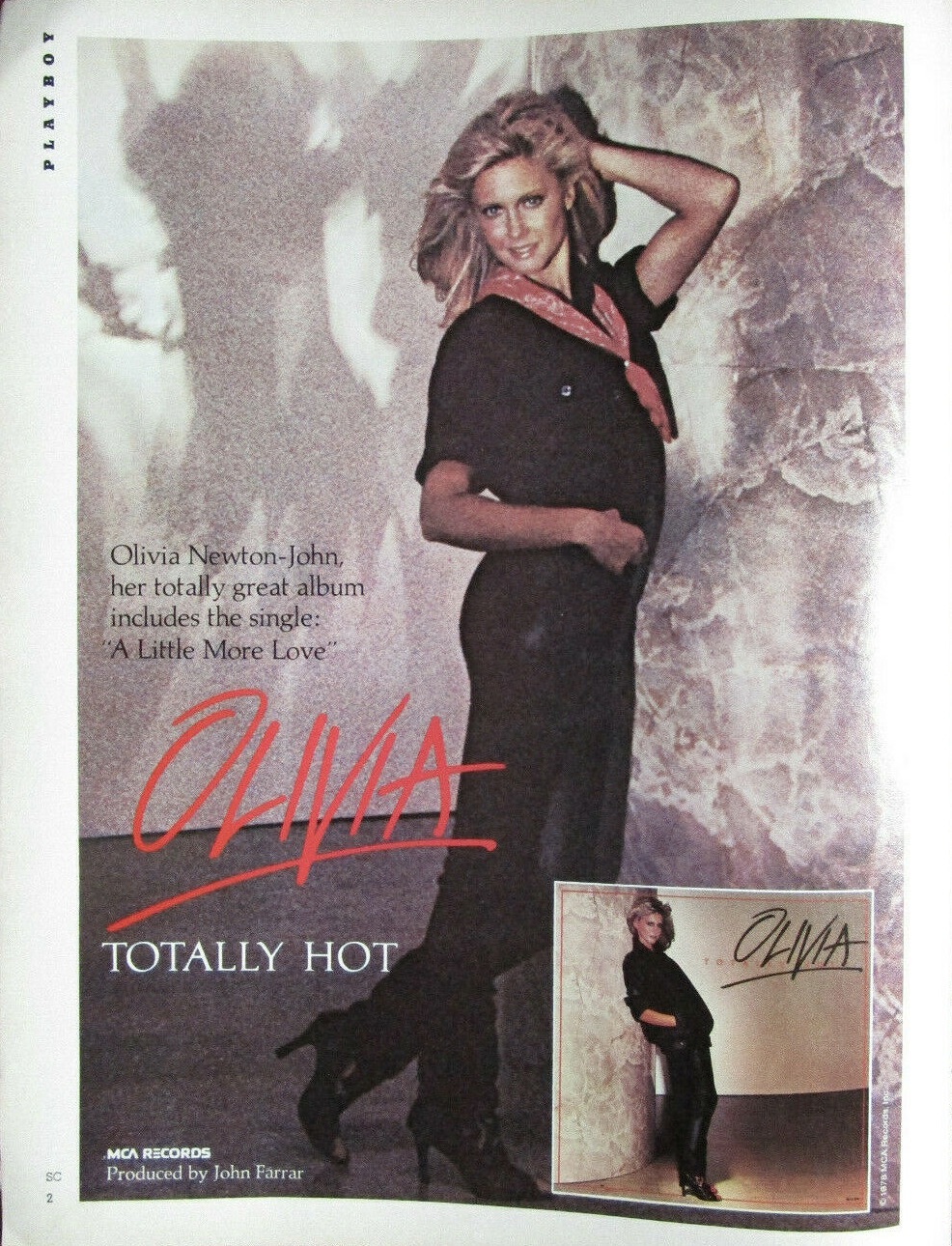 ad for album Totally Hot - Playboy