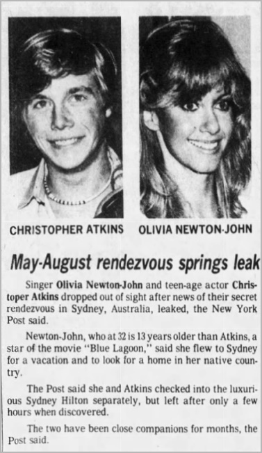 Olivia and Christopher Atkins - Arizona Daily Star