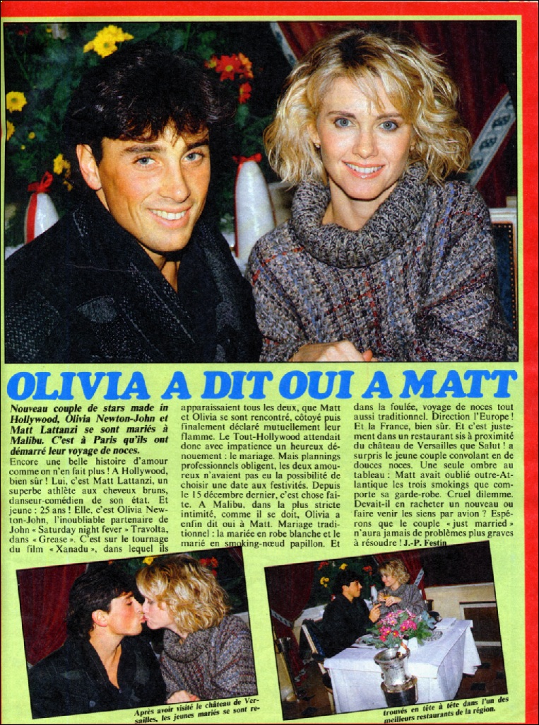 Olivia and Matt on Honeymoon - Salut