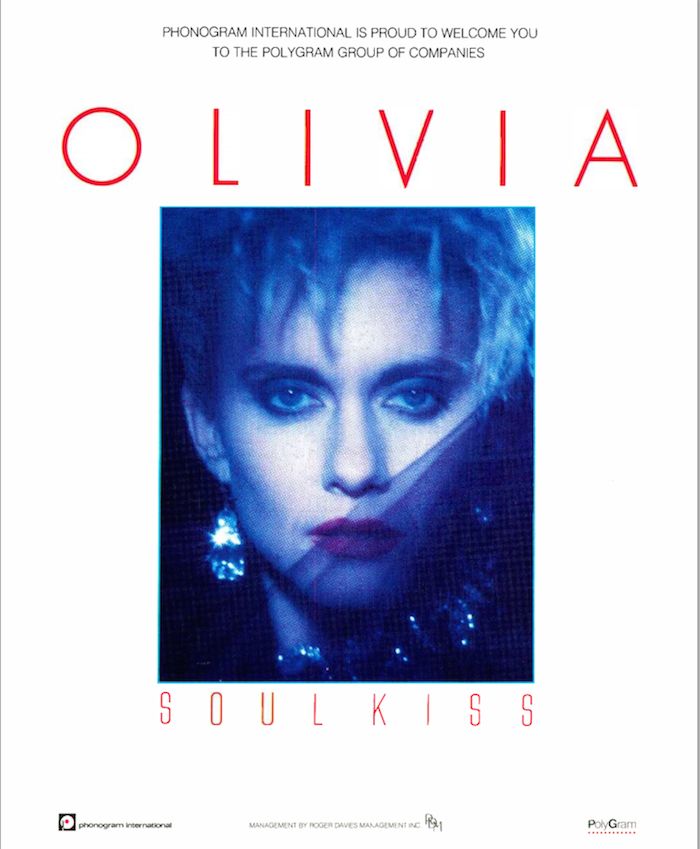 Soul Kiss Phonogram Welcomes Olivia Full Page Ad - Billboard