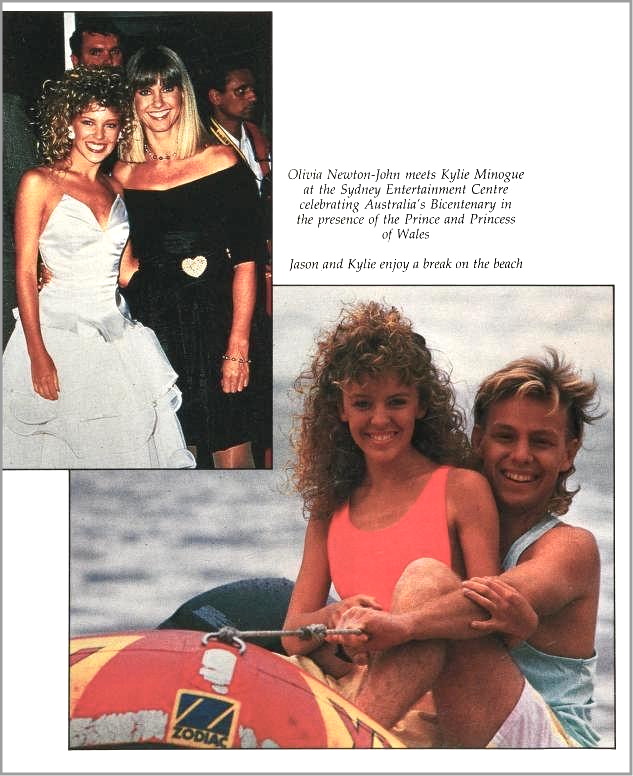 Olivia and Kylie Minogue - Neighbours The Inside Story book