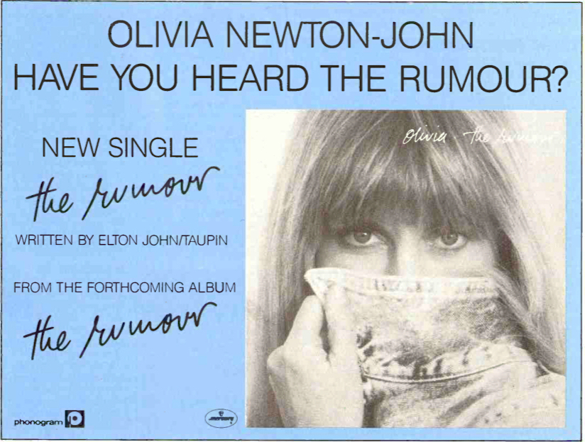 The Rumour New Single Ad - Music And Media