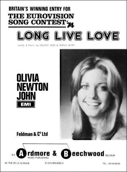 Long Live Love Sheet Music cover