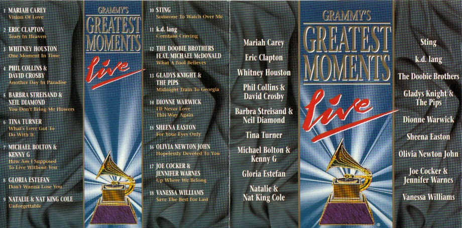 Grammy's Greatest Moments LP cover