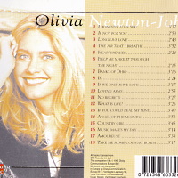 Olivia Newton-John I Honestly Love You Her Greatest Hits back cover CD