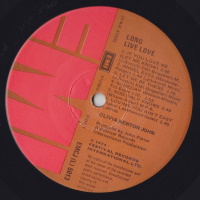 Olivia Newton-John Long Live Love from South Africa vinyl