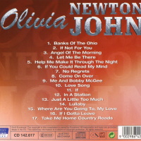 Olivia Newton-John, Olivia Newton-John 2008 from Europe CD, back cover