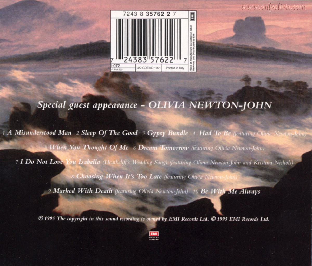 Olivia Newton-John -> music -> albums -> Songs From Heathcliff