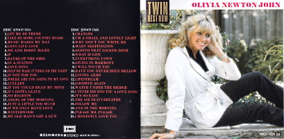 Olivia Newton-John Twin Best Now compilation CD