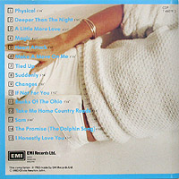 UK Olivia's Greatest Hits CD  back cover