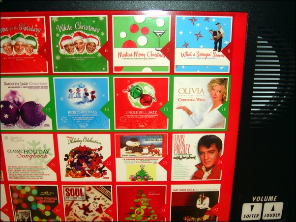 Christmas wish CD display in Target stores Olivia Newton-John