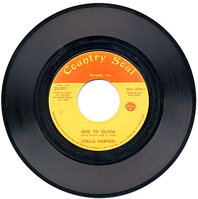 45 RPM single Ode To Olivia
