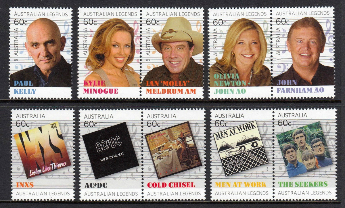 Australian Post Legends Olivia Newton-John stamp