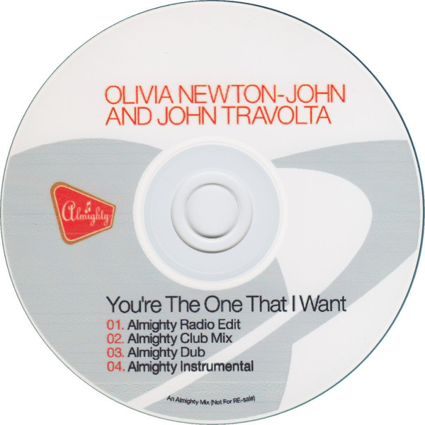 CD remixes You're The One that I Want