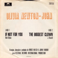 If Not For You b/w The Biggest Clown back cover from Portugal