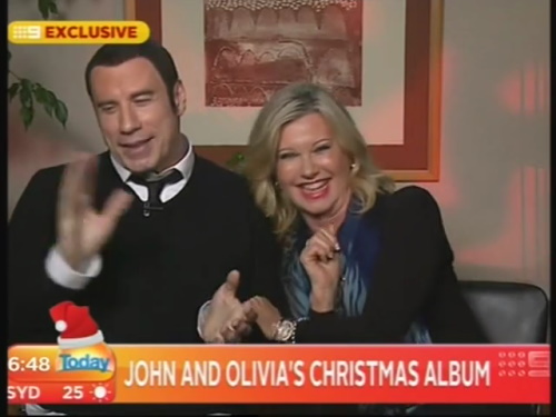 Olivia Newton-John on and John Travolta Today Show 2012