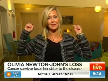 Olivia Newton-John on Sunrise Sept 2013