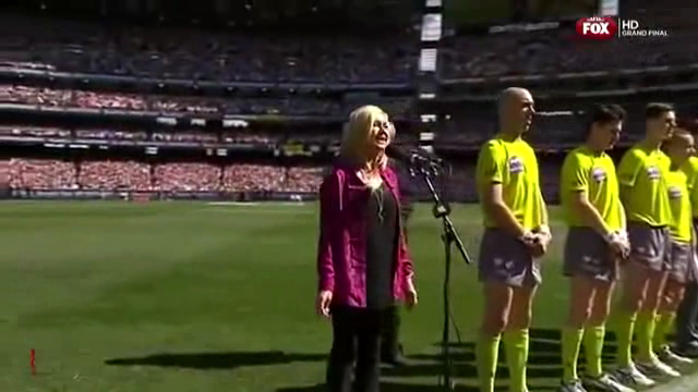 Olivia Newton-John at AFL September 2014