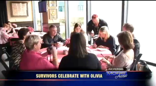 Olivia Newton-John at the Hard Rock Cafe cancer event 2015