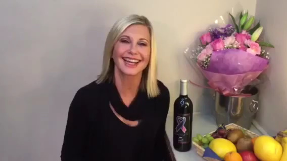 Olivia Newton-John Pink and Blue For Two wine