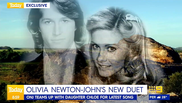 Olivia Newton-John with Michael Beck not Andy Gibb