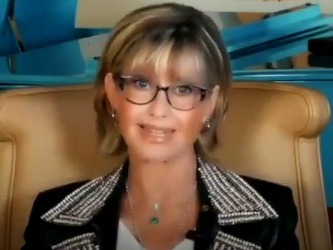 Olivia Newton-John on Dancing With The Stars October 2021
