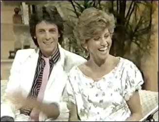 Olivia Newton-John, Merv Griffin 1981 with Rick Springfield