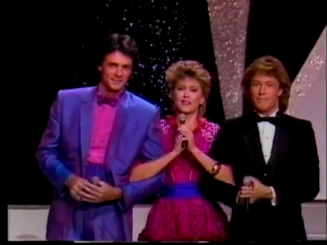 Olivia Newton-John at the American Music Awards 1982