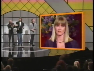 Olivia Newton-John via satellite American Music Awards Jan 1988