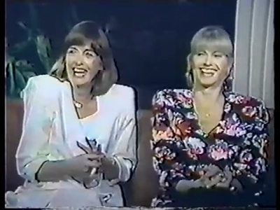Olivia Newton-John and Pat Farrar Bert Newton Show 1988