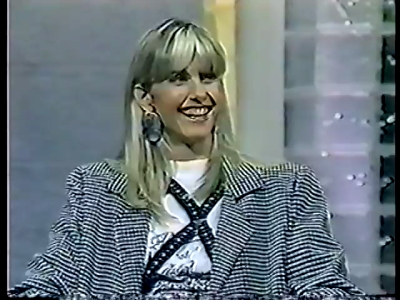 Olivia Newton-John and Pat Farrar Bert Newton Show 1989