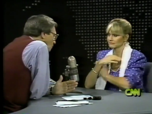 Olivia Newton-John on Larry King Live 1989