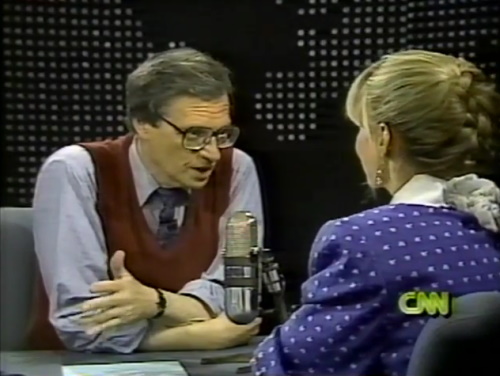 Olivia Newton-John on Larry King Live 1989