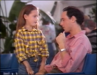 Olivia Newton-John, Matt and Chloe Lattanzi on Paradise Beach 1993