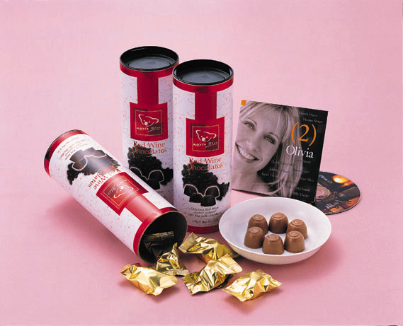 Koala Blue wine chocolates