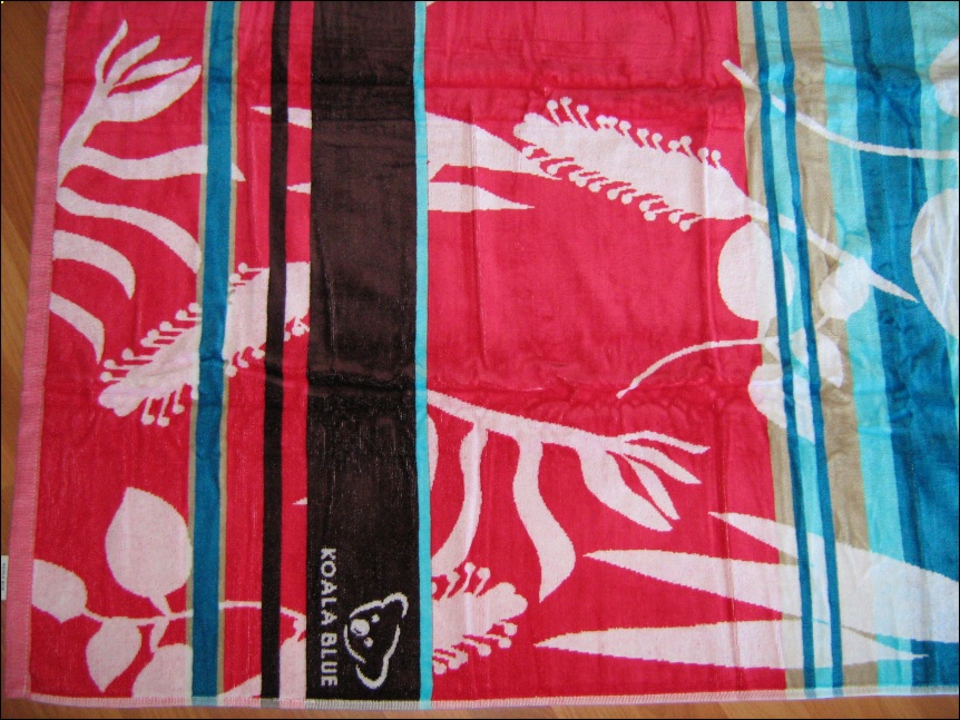 Olivia Newton-John Koala Blue beach towels - Earth Ottway