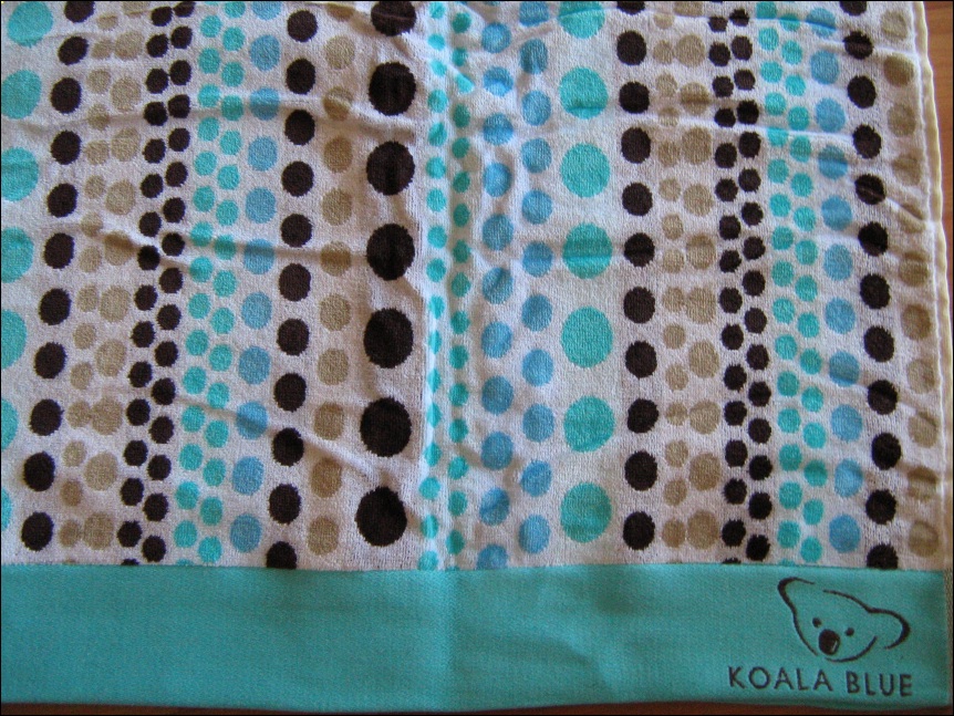 Olivia Newton-John Koala Blue beach towels - Whitehaven