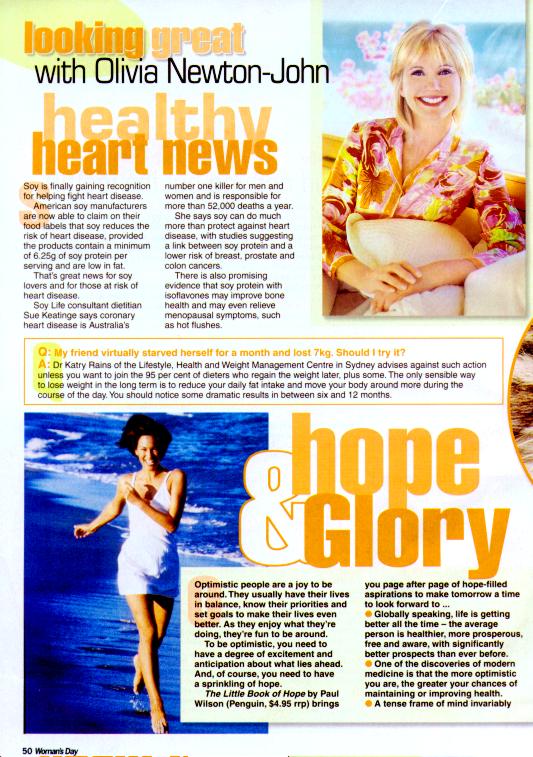 Looking great with Olivia - Woman's Day